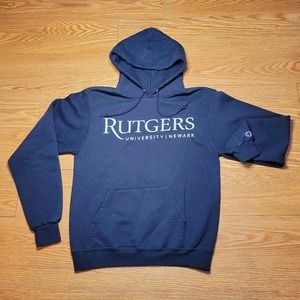 Rutgers University Champion Eco Fleece Hoodie Size Small